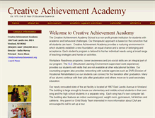 Tablet Screenshot of creativeachievement.org